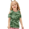 thumbnail image 5 of AHTJRT Camo T Shirts for Kids Boys Girls Lightweight Short Sleeve Crew Neck Tee Tops Casual Fall Spring Outdoor Hiking Camping Climbing Blouse Green 9-10 Years, 5 of 10