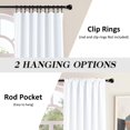 thumbnail image 2 of Cortinas separadoras de ambientes DONREN Blackout de 1,5 m x 2,4 m, color blanco, 2 of 7