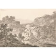 thumbnail image 3 of George Howland Beaumont 24x18 Black Modern Framed Museum Art Print Titled - Bridge Over Stream, North Wales (1800), 3 of 5