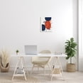 thumbnail image 2 of Stupell Industries Modern Abstract Red Blue Circles Shapes Pattern Wood Wall Art, 13 x 19, Design by Urban Epiphany, 2 of 5