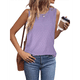 thumbnail image 3 of Camisas Casuales de Verano para Mujer, con Cuello Redondo y Mangas , Color , Talla XL, 3 of 7