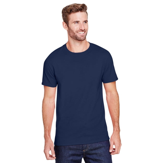 Jerzees T-Shirt Adulte 5.2 Oz., Mélange Premium Filé à l'Anneau