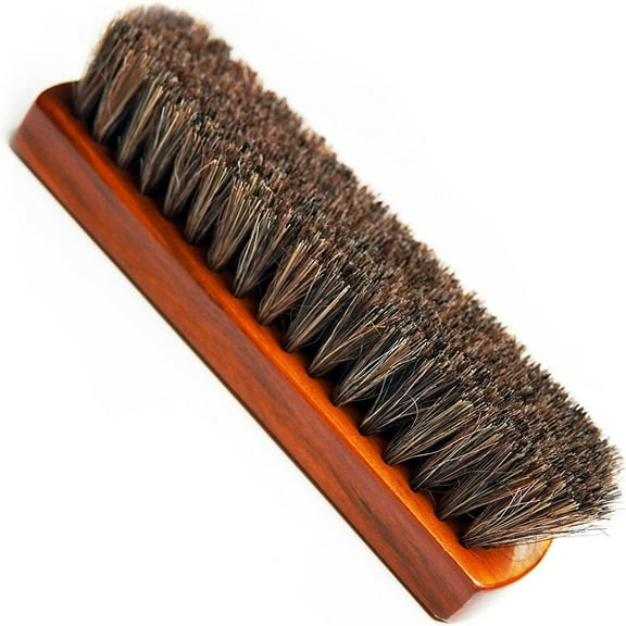 Hilingoto Clearance Polishing Brush, Horse Hair Shoe Brush Boot Brush High Gloss Polishing Brush Polishing Cloth Shoe Car Seat Sofa Christmas Clearance