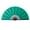 Green, variant on Folding Fan Pure Color Strong Fan Bone Lightweight Retro Style Kung Fu Fan Tai Chi Fan Chinese Dance Fan Party Decoration Fan