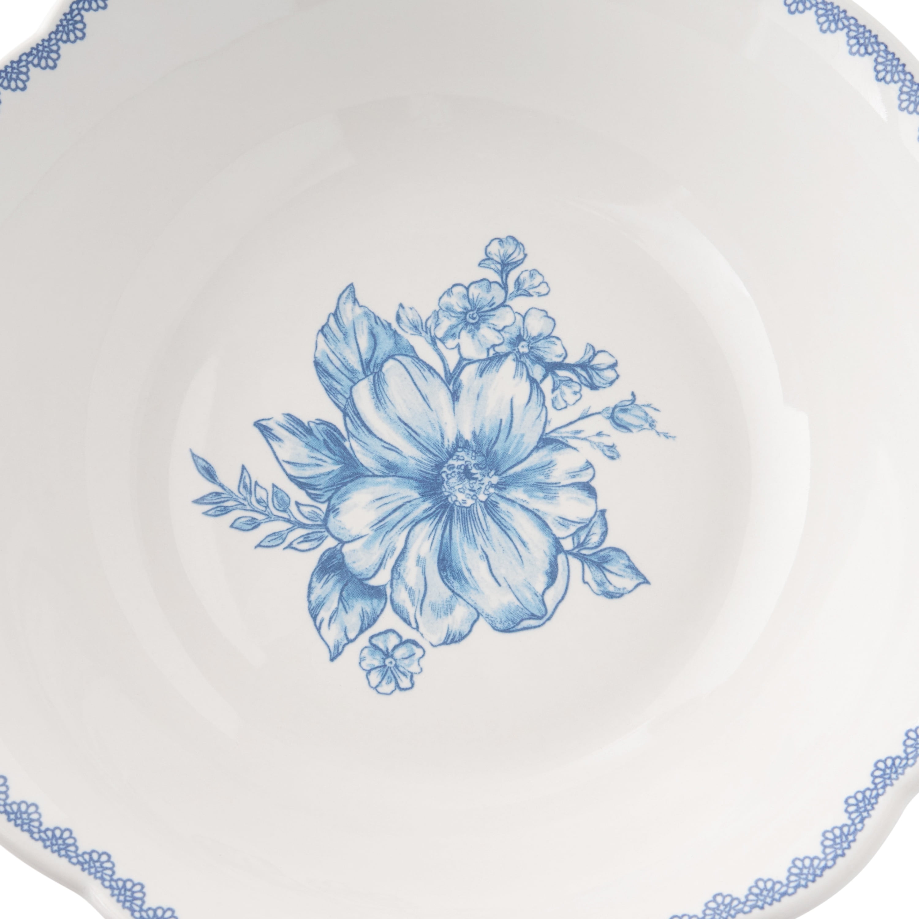 The Pioneer Woman Agatha Stoneware Cereal Bowl, Blue