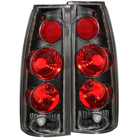 ANZO USA 211019 3D STYLE BLACK TAILLIGHTS Fits select: 1988-2000 CHEVROLET GMT-400, 1995-1999 CHEVROLET TAHOE