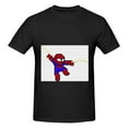 thumbnail image 1 of Spider-Man T-Shirt Col Rond en Coton pour Hommes, 1 of 7