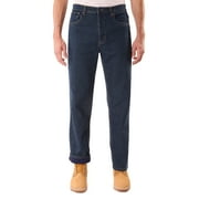 Men's Smith's Workwear Stretch Fleece Lined Jeans Color: Dark Vintage Wash Size: 38X32