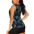 thumbnail image 2 of Goofa Cartoon Dinosaur Printed Womens Workout Tops for Women Sleeveless Yoga Shirts Athletic Running Tank Tops Sleeveless Gym Clothes Workout Apparel-X-Large, 2 of 9