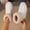 White, variant on FRSASU Suede Ankle Boots for Women Fleece Cozy Faux Lining Pull On Winter Outdoor Indoor Boots White