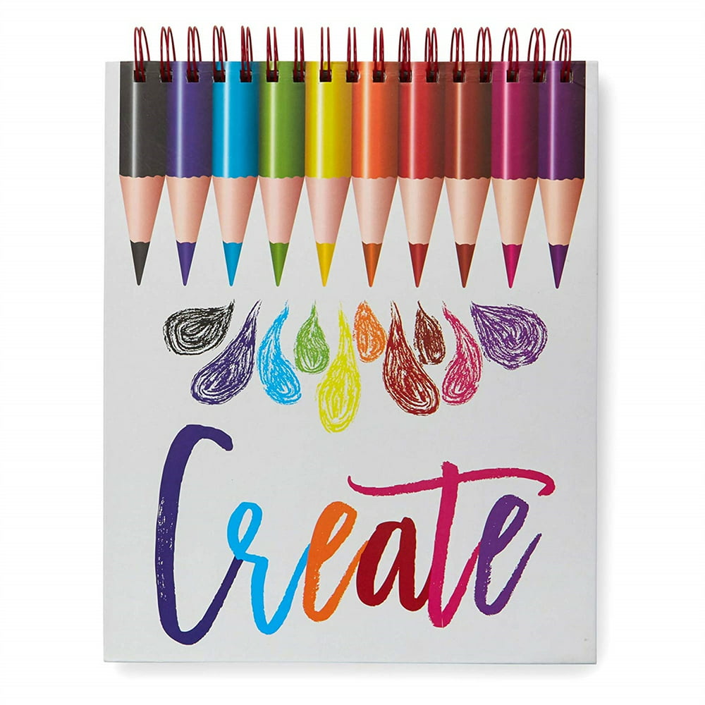 Create Colored Pencil Graphic Hardcover Sketch Pad Artist Sketchbook