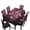 Butterfly Love Heart, variant on TSOVTHRID Cat Daisy Floral Butterfly Print Tablecloth Stretch Dining Chair Slipcovers Removable Table Cloth Chair Dustproof Cover Furniture Protector Kitchen Decor, 5 Pcs