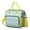 Yellow-15, variant on Retro Floral Insulated Lunch Bag - Leakproof & Waterproof Tote for Office or School, Multi-Pocket