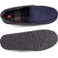 thumbnail image 6 of Hanes Men's Moccasin Slipper House Shoe With Indoor Outdoor Memory Foam Sole Fresh Iq Odor Protection, 6 of 8