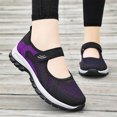 thumbnail image 2 of ibiyuan Womens Orthopedic Sandals Knit Upper Embroidery Women's Walking Shoes Closures Arch Support on Womens Shoes Sneakers Classic Hands-Free Mary Jane Shoes Sports Shoes, 2 of 9