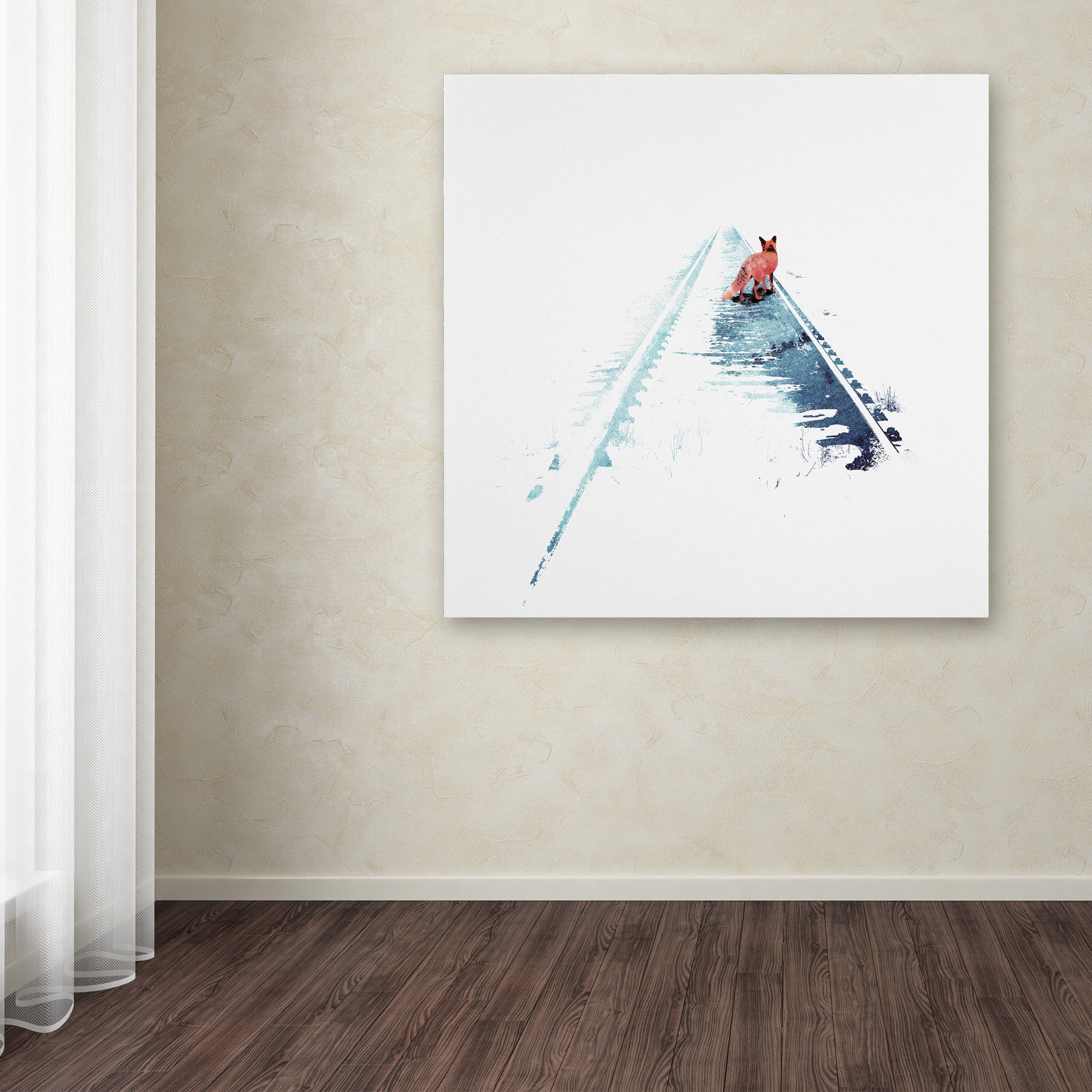 Trademark Fine Art 'From Nowhere To Nowhere' Canvas Art by Robert Farkas