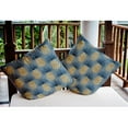 thumbnail image 3 of E by Design Pineapple Stripes Nautical Indoor/Outdoor Throw Pillow, 3 of 3