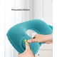 thumbnail image 4 of Almohada Inflable de Viaje Manual presurizada Almohada Inflable Automática en Forma de U Azul Claro Transpirable Cómoda Almohada Núcleo Cervical Lumbar Oficina Descanso Viajes El Mejor Regalo brillar Juguete, 4 of 5
