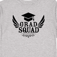 thumbnail image 4 of Inktastic Grad Squad with Graduation Cap and Wings Boys or Girls Long Sleeve Toddler T-Shirt, 4 of 5