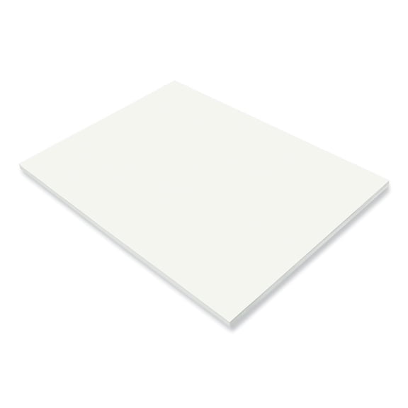 SunWorks, PAC9217, Construction Paper, 50 / Pack, White