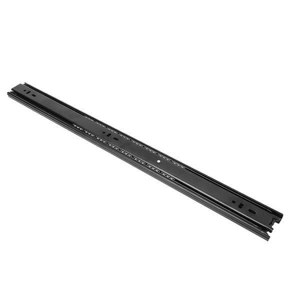 2 Pcs Drawer Slide Side Mount Full Extension Drawer Rails Cabinet Locking Rail Tool Box Runner 12in 3 Sections Ball Bearing Flexible Drawer Runners File Sliding Rail Kitchen Slider
