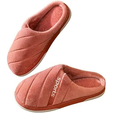

CoCopeaunts Slippers for Women Men Faux Fur Comfy House Slipper Indoor Outdoor Memory Foam Slip on House Shoes with Anti-Skid Sole