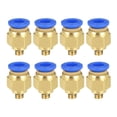 thumbnail image 1 of MasteelfCA 8pcs Printer Pneumatic Fitting Push to Connect Air Straight Quick Fitting 3D Printer Parts, 1 of 7