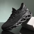 thumbnail image 4 of Men's Lace-Up Knit Breathable Blade Athletic Sneakers, 4 of 7