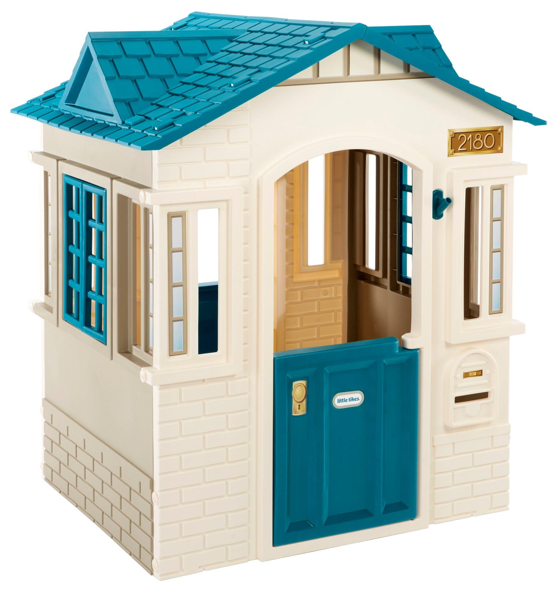Little Tikes Cape Cottage Kids Playhouse, Indoor/Outdoor, Blue