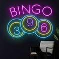 thumbnail image 3 of Handmadetneonsign Bingo Led Sign, Bingo Led Lights, Bingo Neon Sign, Custom Neon Sign, Game Neon, 3 of 5