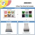 thumbnail image 3 of Up Minecraft Creeper & Animals Twin Sheet Set - 3 Piece Kids Bedding Set, 3 of 7