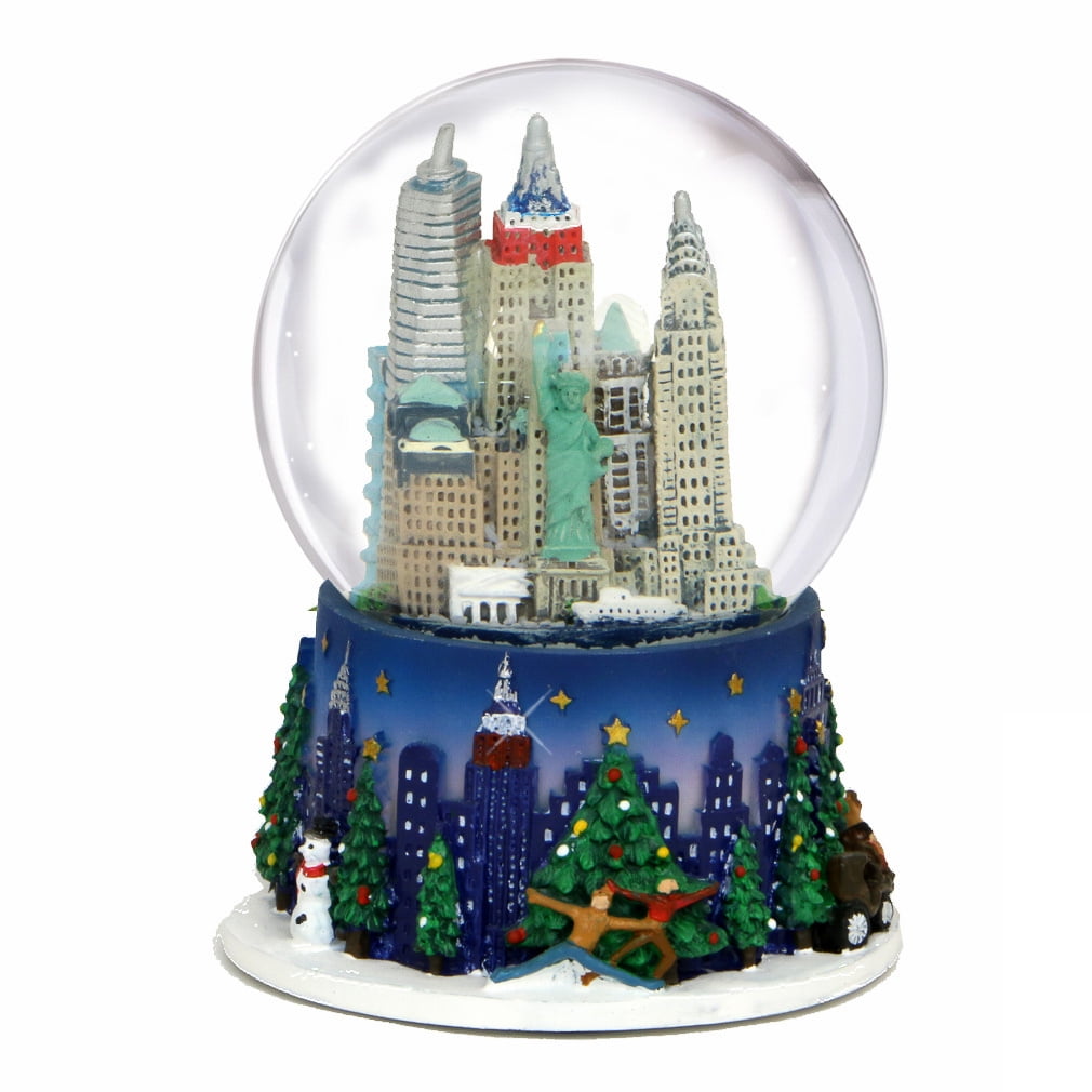Mini Christmas in New York Snow Globe - Walmart.com