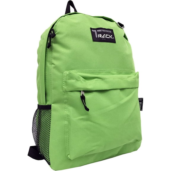 Track Backpack Bag Classic Everyday Pack Dark Lime