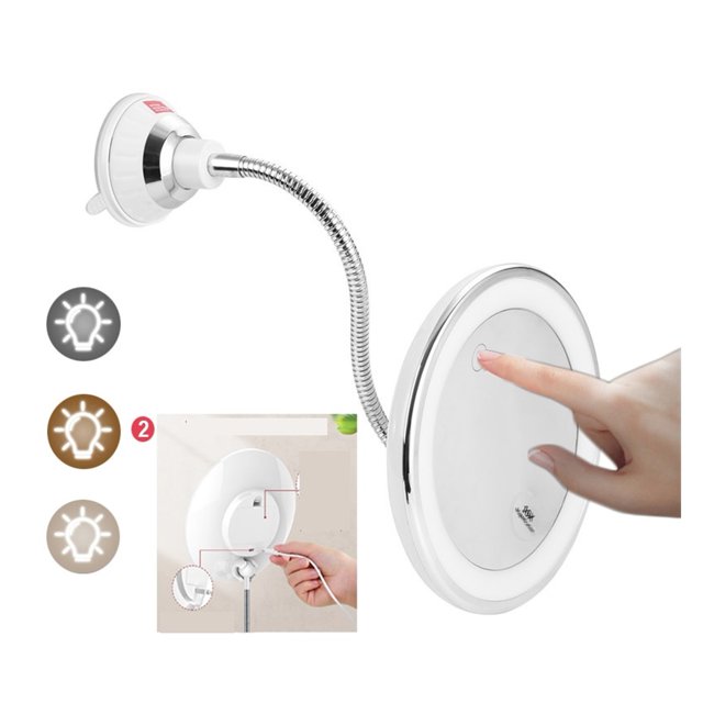 Makeup Vanity Mirror With 10X Lights LED Magnifying Mirror Cosmetic Mirrors Light Magnification LED Make Up Mirrors Grossissant ,Widely Use