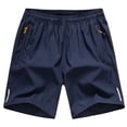 thumbnail image 2 of Pantalones deportivos de seda de hielo de verano para hombre, pantalones cortos de cinco puntos de gran tamaño, finos, transpirables, sueltos, de gran tamaño, informales, de secado rápido,, 2 of 5