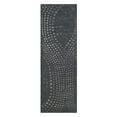thumbnail image 6 of SAFAVIEH Soho Andrew Polka Dots Wool Area Rug, Dark Grey, 2' x 3', 6 of 6
