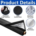 thumbnail image 4 of Copper Pipe Insulation Cover, 72''x10.2'' Outdoor Mini Split AC Heating System Line Foam Tube Protector Sleeve, Flexible Insulation Wrap for Central Air Conditioner and Heat Pump, Black 1PCS, 4 of 4