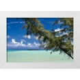 thumbnail image 3 of Larry Malvin 4x24 White Modern Wood Framed Wall Art Titled - Sandbar Pelican Cay, 3 of 5