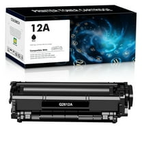 12A Toner Cartridge Black Compatible for HP 12A Q2612A Laserjet 1020 1022 3050 1010 1012 1015 1018 3015 3020 3030 3050Z 3052 3055 M1005MFP M1319MFP Printer Ink (1-Pack, Black)