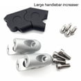 thumbnail image 3 of Naiovety 2 uds accesorios para vehículos de motocicleta aleación de aluminio resistente para hacer que el proceso de conducción sea más Bicicletas eléctricas Negro 1, 3 of 6