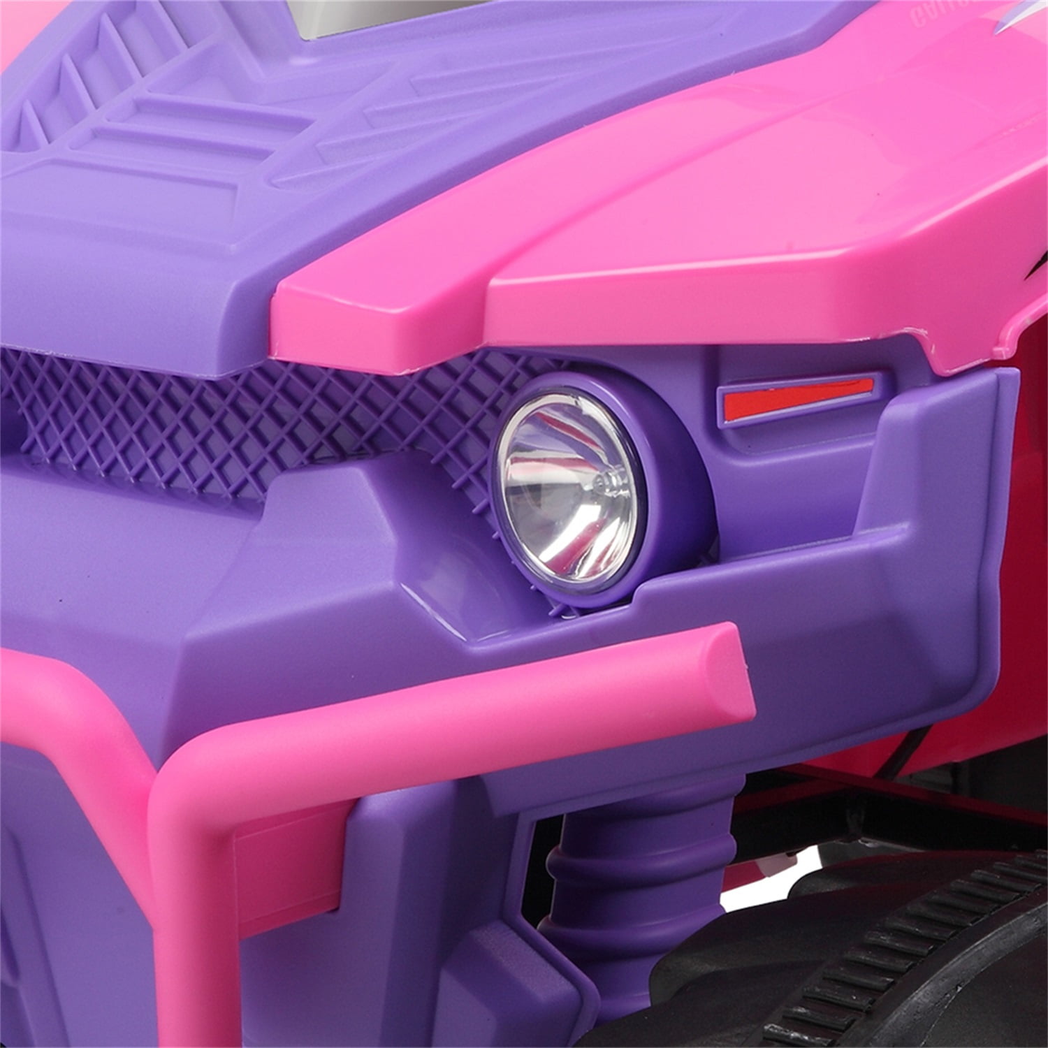 CIPACHO 12V ALL Terrain Vehicle Dual Drive Battery Kids Ride On Cars without Remote Control with Slow Start, Pink CIPACHO 12V ALL Terrain Vehicle Dual Drive Battery Kids Ride On Cars without Remote Control with Slow Start, Pink