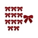 thumbnail image 2 of Adornos navideños con lazo de terciopelo, 12 unidades, para San Valentín, Navidad, ventanas, árboles de Navidad, Halloween, otoño, hogar, adornos navideños., 2 of 9