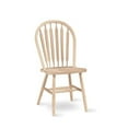 thumbnail image 2 of International Concepts 37-Inch Arrow Back Chair Unfinished, 2 of 2