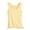 Yellow, variant on Fartey Plus Size Womens Seamless Ice Silk Pajamas Square Neck Sleeveless Tank Tops Fashion Simple Solid Color Nightshirt Green 2XL