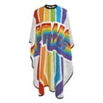 thumbnail image 4 of ZICANCN Hair Cutting Cape for Adults-LGBT Pride Rainbow Cape Salon Barber Cape for Hair Stylist Shampoo Capes Waterproof, 55x66 Inch, 4 of 7