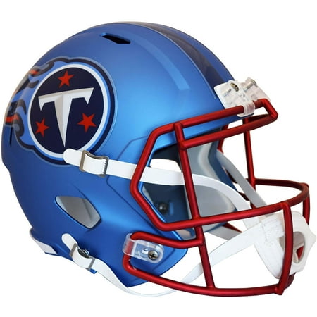 Riddell Tennessee Titans Blaze Revolution Speed Full-Size Replica Football Helmet - Fanatics Authentic Certified
