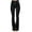 Black, variant on Sngxgn Women's Casual Mid Waist Cargo Jeans Stretch Wide Leg Denim Pants with Pockets(A,XS)