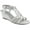 Silver, variant on Karen Scott Womens Denice Embellished Slingback Wedge Sandals