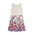 thumbnail image 5 of YOUYEDIAN Girls Dress Crewneck Sleeveless Sun Dresses 2026 Summer Cute Floral Graphic Dress Flowy Plain Midi Dress,Pink 7-8 Years, 5 of 6