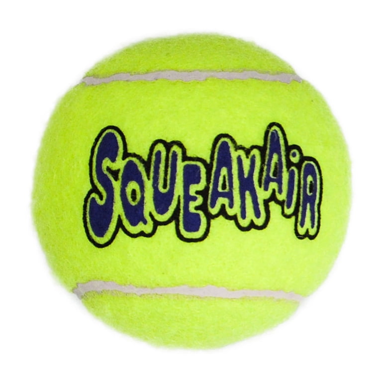 KONG SqueakAir Tennis Balls, Medium, 3 Pack photo 6